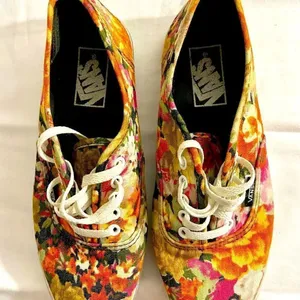 Vans Women TB9C Lace Up Low Top Canvas Floral Pattern Skate Shoe WSZ 6.0. thumbnail 5