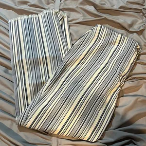 Blue & White Stripped Pants Size 4 thumbnail 1