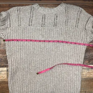 American Eagle Cream Long-sleeve Sweater Dress thumbnail 4