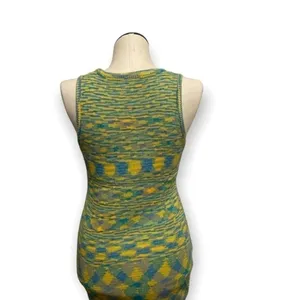 Unbranded Dress woman’s lime green yellow Halter Sleeveless New size Large thumbnail 10
