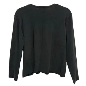 Worthington‎ XL Black Cardigan Sweater Button Front Lightweight Classic Workwear thumbnail 2