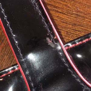 Stephanie Johnson for Saks Fifth Avenue Black Patent Leather Classic Bag Tote thumbnail 13