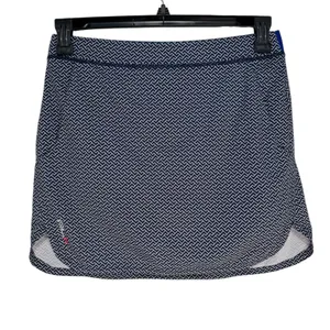 RLX Ralph Lauren Womens Golf Skirt Skort Geometric Print‎ Navy Blue Size S thumbnail 2
