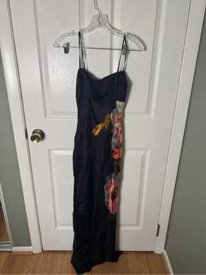 Amanda Uprichard Janeiro Maxi Dress in Purple Multi XS thumbnail 5