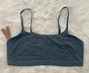 Skims Cotton Jersey Scoop Bralette Kyanite Size 3X thumbnail 1