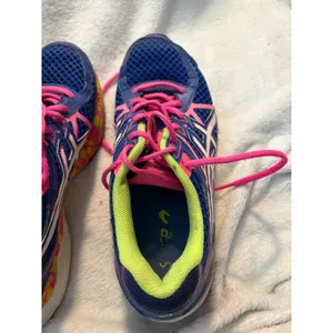 Asics Gel-Contend 3‎ Running Shoes Vibrant Blue Pink Yellow Sneakers Size 7.5 thumbnail 2