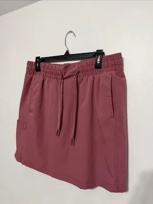 Avalanche Drawstring Athletic Skort in Mauve thumbnail 4