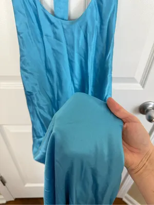 Staud Juanita Dress in Pool 6 thumbnail 8