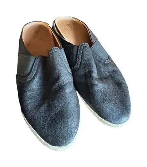 Frye Women's Melanie Gored Mule Leather Slip-on‎ Shoes Size 6 Black thumbnail 1