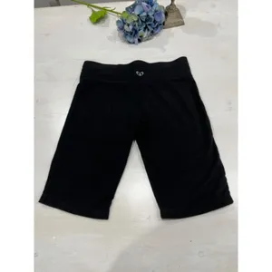 Purity Black Bike Shorts High Waist Athletic Casual Cotton Blend‎ M/M thumbnail 6