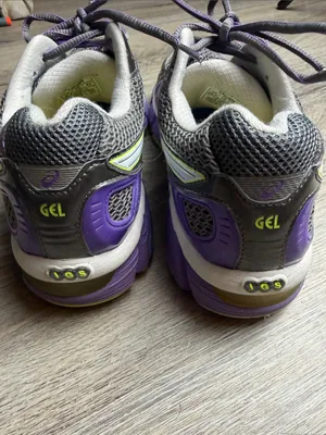 ASICS GEL-Kayano 18 Stability Trainer Running Shoes (Gray/ Purple) Size 10 thumbnail 5