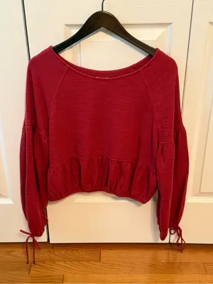 Aerie Endless Summer Cropped Sweatshirt thumbnail 2