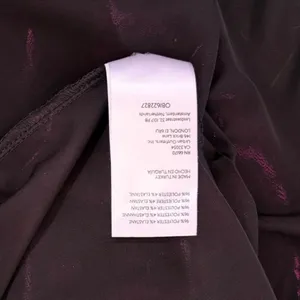 By ANTHROPOLOGIE Magenta Pink Shimmer Shine Lamé Buttondown‎ Top Blouse X-Small thumbnail 13