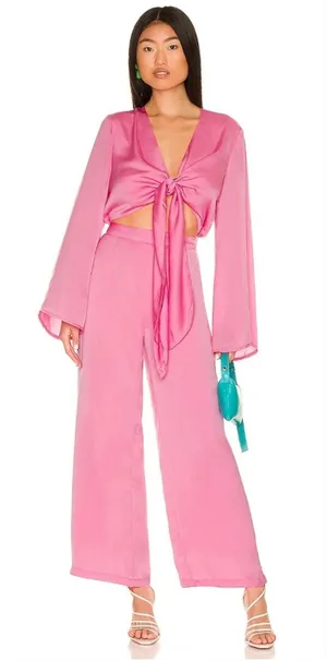 SNDYS x REVOLVE Pluto Jumpsuit in Fuchsia XS thumbnail 1