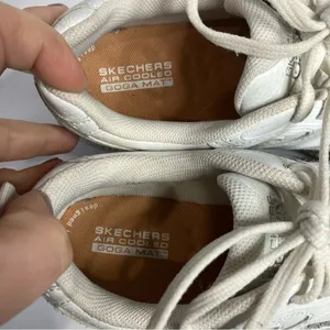 Skechers Go Run consistent white goga mat‎ sneakers size 7 thumbnail 4