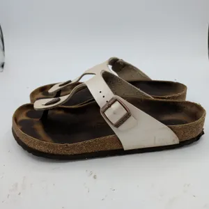 Birkenstock Gizeh Thong Sandals Pearly White EU 41 US Women 10-10.5 Regular Wide thumbnail 2