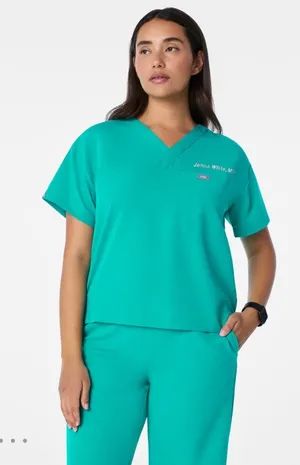 FIGS Relaxed Scrub Top  thumbnail 1