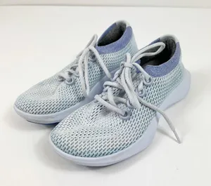 Allbirds Womens Tree Dasher Blue White Sneakers Lace Up Size 8.5 thumbnail 2