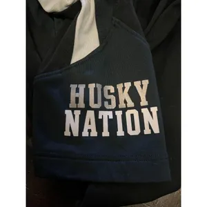 UConn Huskies Leggings Womens Small Black Navy NCAA Yoga Husky Nation VS PINK thumbnail 6