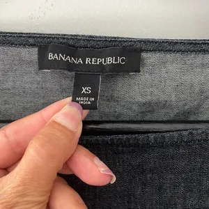 Banana‎ Republic Denim Crewneck Top. Size XS thumbnail 4