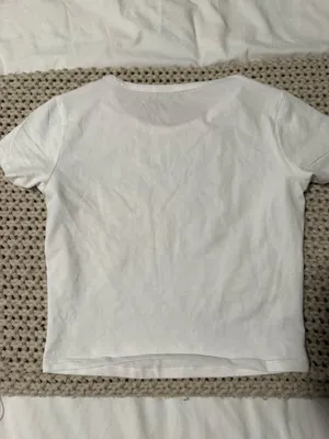 Cherry kitten custom baby tee White thumbnail 2