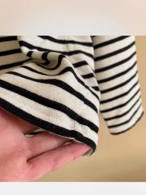 Zara striped long sleeve shirt thumbnail 7