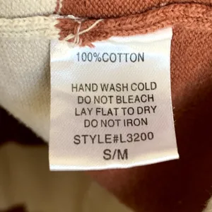 5/$25 By Together Striped‎ Pullover in Brown/White thumbnail 4