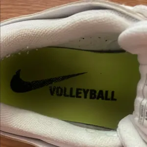 Nike White Volleyball Sneakers with Blue Accents size W9 thumbnail 6