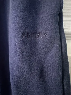 Aritzia Deep Navy Fleece Joggers thumbnail 3