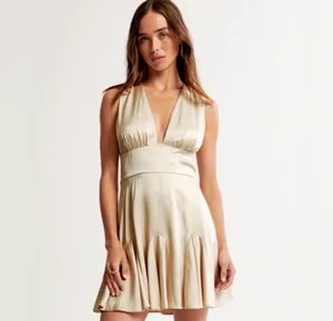 Abercrombie & Fitch Gold Mini Dress thumbnail 3