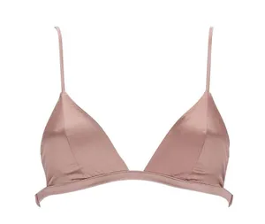 Victoria's Secret Luxe Satin Triangle Bra NWT thumbnail 1