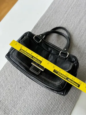 Vintage Y2K Wilson’s Leather Black Leather Purse with Oversized Silver Buckle thumbnail 7