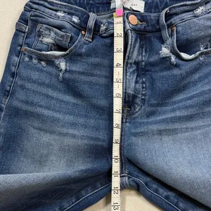 RISEN jEANS Stylish Distressed Blue Flare Jeans thumbnail 5
