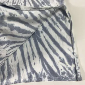 Daily‎ Practice T-Shirt Dress Womens XS Blue Tie Dye Cotton Side Slit Casual thumbnail 6