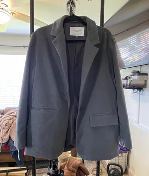 American Eagle grey blazer thumbnail 1