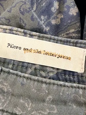 Pilcro Anthropologie Olive Paisley Straight-Leg Chino Pants Size 30 thumbnail 4