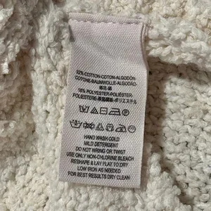 NWT Free People Sweater Spin Around Poncho Boho Oversized Chunky Cottage XS/S thumbnail 4