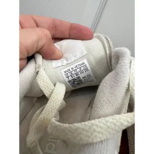 Adidas Stan Smith Ivory Off White Suede LaceUp Logo Sneakers Size US 7 thumbnail 9