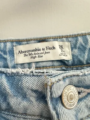 Abercrombie High-Rise Jeans Size 26 EXTRA LONG thumbnail 2