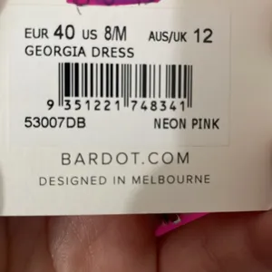 Bardot Georgia strapless midi dress size 8 pink Little Pink Dress Bubble Gum thumbnail 7