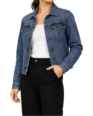 Vintage GAP Denim Jacket Womens Small Blue Jean Trucker 90s Made Phillipines thumbnail 1