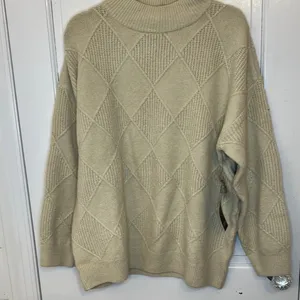 Jones New York Cream Diamond Pattern‎ Sweater size L NWT thumbnail 1