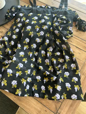 NWT Anthropologie Maeve Floral Square Neck Midi Dress M thumbnail 7