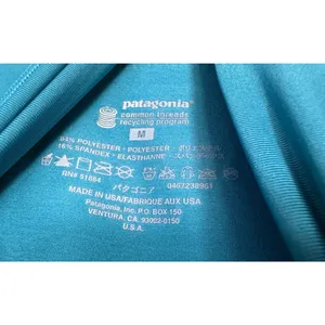 Patagonia Long Sleeve Shirt Teal Green Blue Mock Neck Vintage 71864 Women's M thumbnail 4