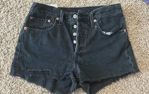 Black Levi’s Jean Shorts 501 thumbnail 1