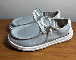 Hey Dude Wendy Boho Light Denim Women's Size US 9 Slip On Loafers thumbnail 1