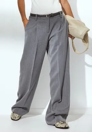 NA-KD Heavy Low Waist Suit Pants. Size 40 thumbnail 1