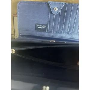 Nautica Floral‎ RFID Trifold Wallet Womens Size OS Blue Vegan Leather Clutch thumbnail 6