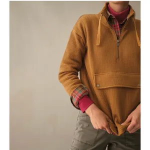 L. L Bean Women's Birchwood Brushed Waffle Anorak Size L thumbnail 5
