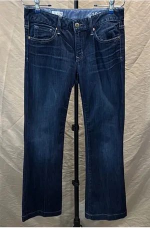GAP Indigo Flared Wide-Leg Jeans thumbnail 1